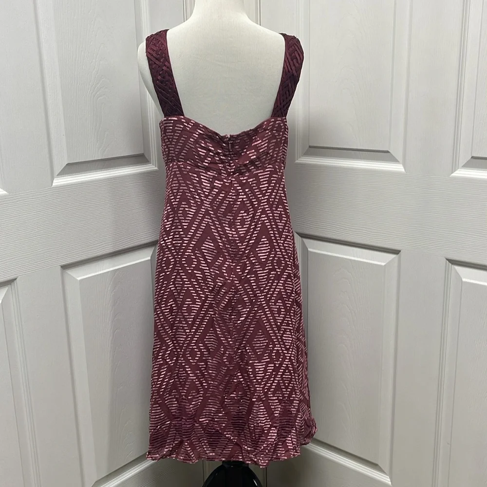 Beth Bowley Sleeveless Lined Silk Dress Size 10
